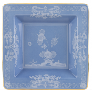 Ginori Oriente Italiano Pervinca Small Square Tray / Vide Poche